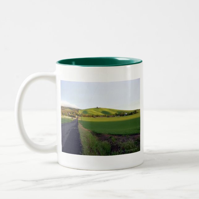 Road home Two-Tone coffee mug (Left)