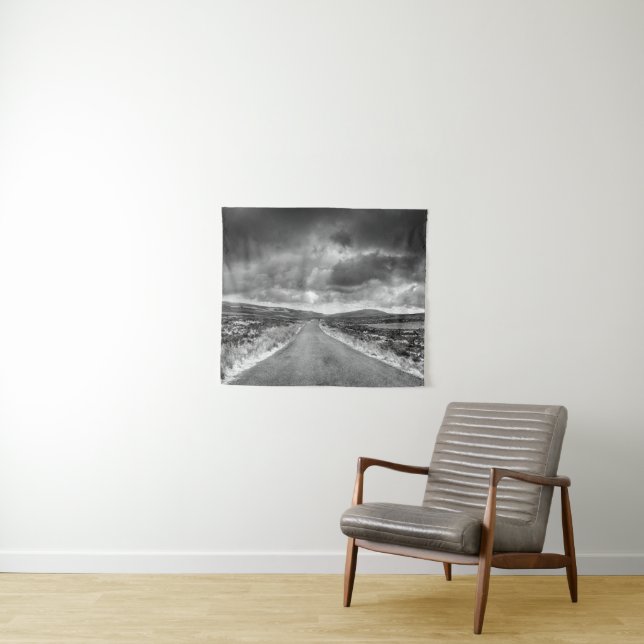 Road in Rainstorm Tapestry (In Situ (Horizontal))