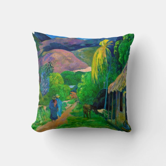 Road in Tahiti, Gauguin Cushion (Front)