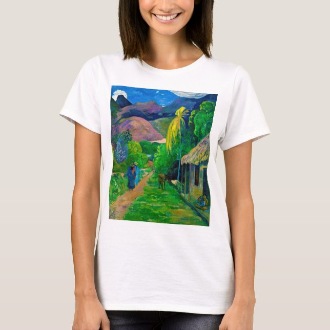 Road in Tahiti, Gauguin T-Shirt (Front)