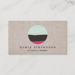 Road into Horizon Life Coach and Career Advisor Business Card