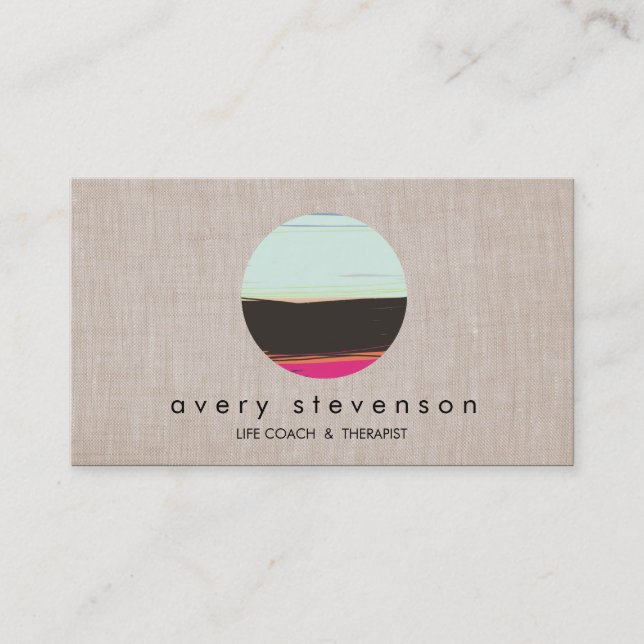 Road into Horizon Life Coach and Career Advisor Business Card (Front)