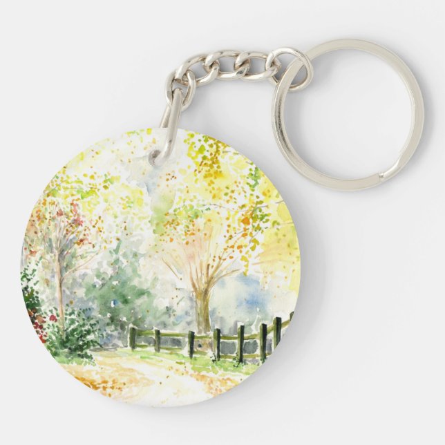 Road Key Ring (Back)
