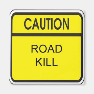 Road Kill Grill Magnet