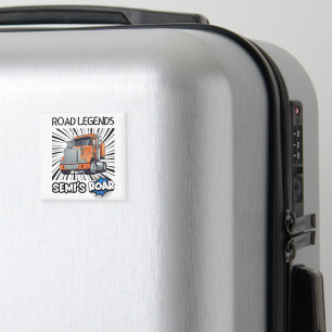 Road Legends: Semi's Roar! Magnet