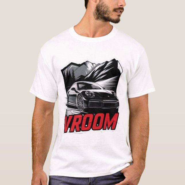 Road Legends: Vintage & Iconic Car T-Shirt Collect (Front)