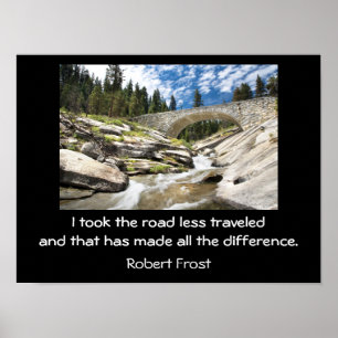 Road less travelled - art print