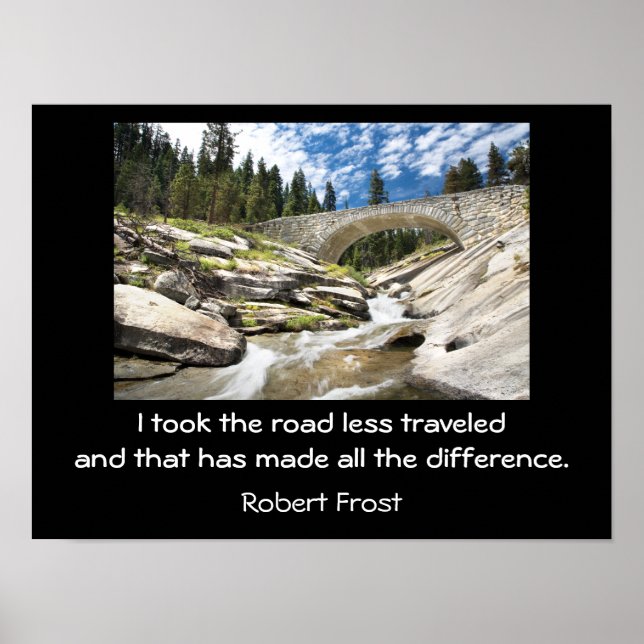 Road less travelled - art print (Front)