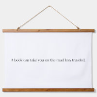 Road Less Travelled Wood Topped Wall Tapestry