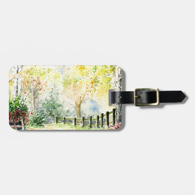 Road Luggage Tag (Front Horizontal)