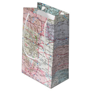 road map small gift bag