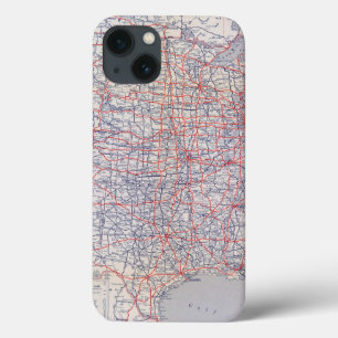 Road map United States iPhone 13 Case