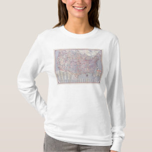 Road map United States T-Shirt