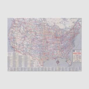 Road map United States Tissue Paper