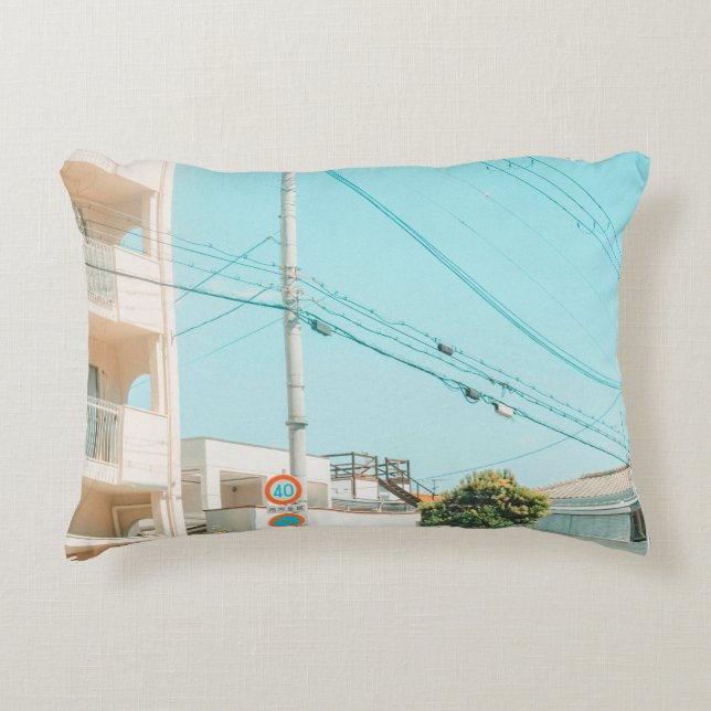 ROAD NEAR HOUSE DECORATIVE CUSHION (Front)