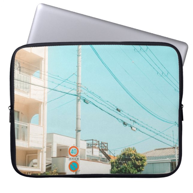 ROAD NEAR HOUSE LAPTOP SLEEVE (Front)