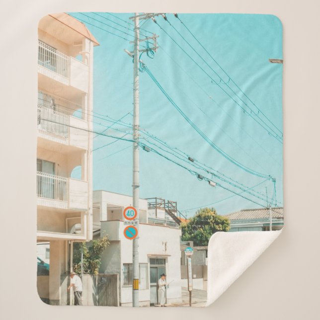 ROAD NEAR HOUSE SHERPA BLANKET (Front)