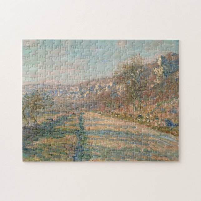 Road of La Roche-Guyon Monet Fine Art Jigsaw Puzzle (Horizontal)