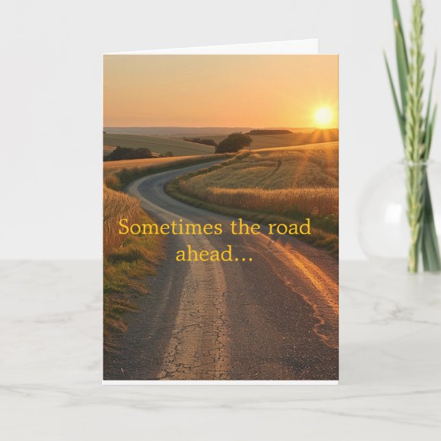 Road of life Greeting Card (Front)