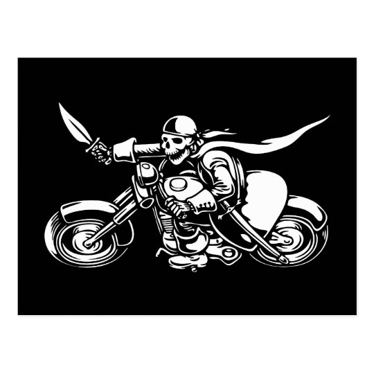 Road Pirate -bw Postcard