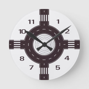 Road Ring Wall Clock