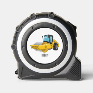 Road roller cartoon illustration 1