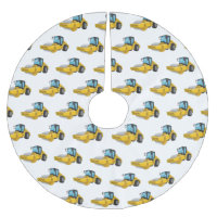 Road roller cartoon illustration
