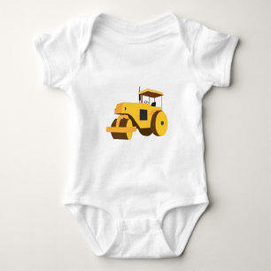 Road Roller Compactor Construction Truck Baby Bodysuit