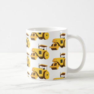 Road Roller Compactor Construction Truck Coffee Mug