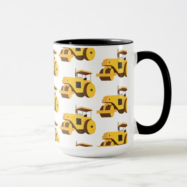 Road Roller Compactor Construction Truck Mug (Right)
