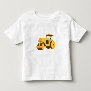 Road Roller Compactor Construction Truck Toddler T-Shirt