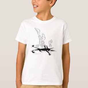 ROAD RUNNER™ and WILE E. COYOTE™ Shaped Hole T-Shirt