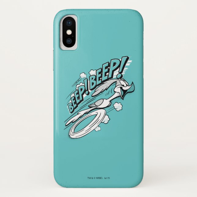 ROAD RUNNER™ BEEP BEEP!™ Halftone Case-Mate iPhone Case (Back)