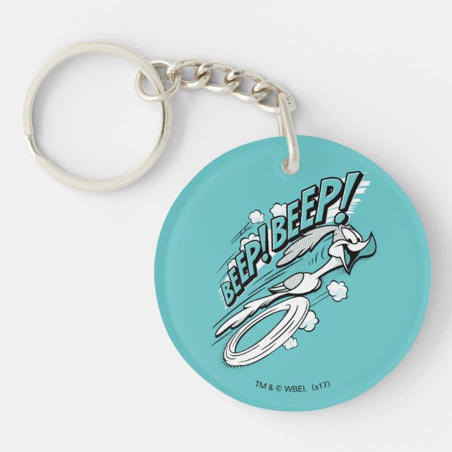 ROAD RUNNER™ BEEP BEEP!™ Halftone Key Ring (Front)