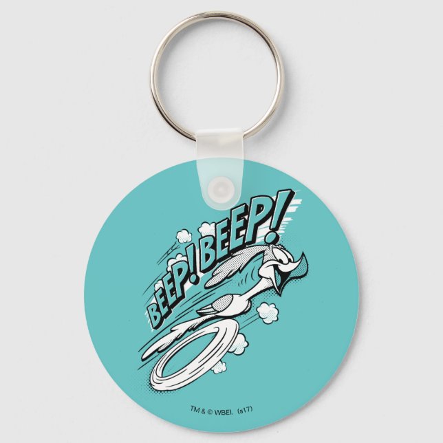 ROAD RUNNER™ BEEP BEEP!™ Halftone Key Ring (Front)