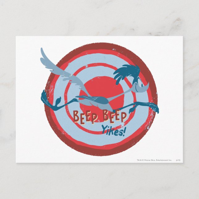 ROAD RUNNER™ BEEP BEEP!™ Yikes! Postcard (Front)