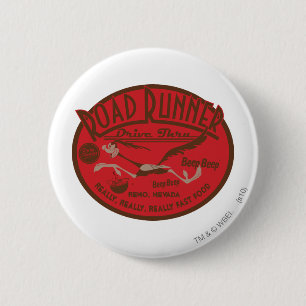 ROAD RUNNER™ Drive Thru 2 6 Cm Round Badge