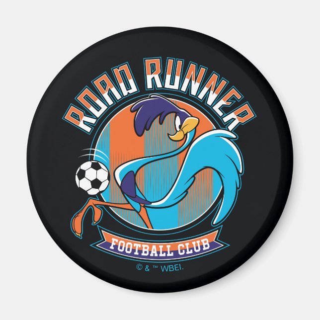 ROAD RUNNER™ Football Club Badge Magnet (Front)