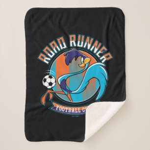 ROAD RUNNER™ Football Club Badge Sherpa Blanket