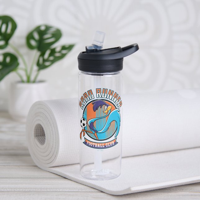 ROAD RUNNER™ Football Club Badge Water Bottle (Yoga)