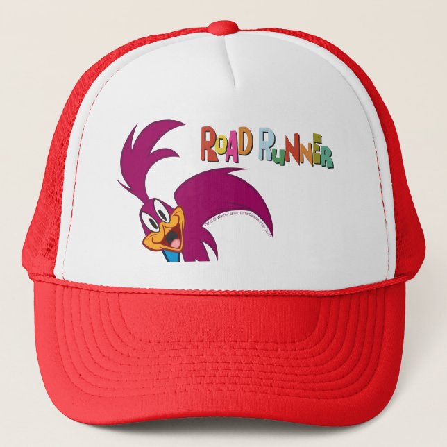 ROAD RUNNER™ Head Tilted Trucker Hat (Front)
