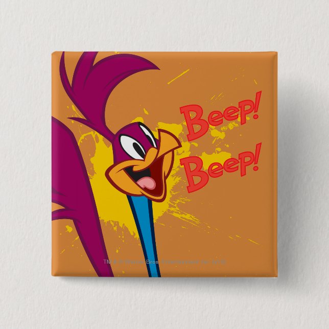 ROAD RUNNER™ Jump 15 Cm Square Badge (Front)
