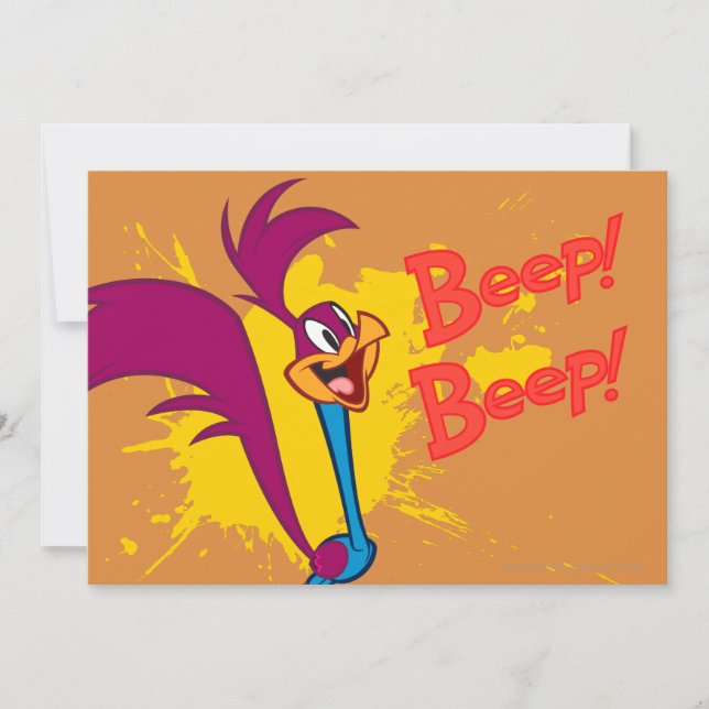 ROAD RUNNER™ Jump Invitation (Front)