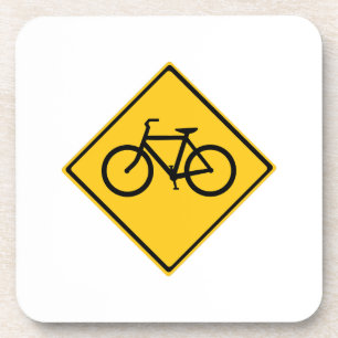 Road Sign Bicycle Coaster