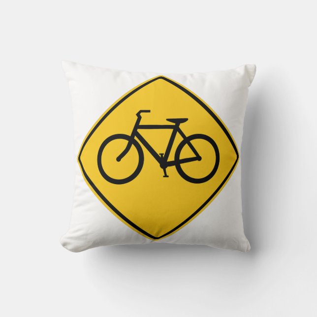 Road Sign Bicycle Cushion (Front)