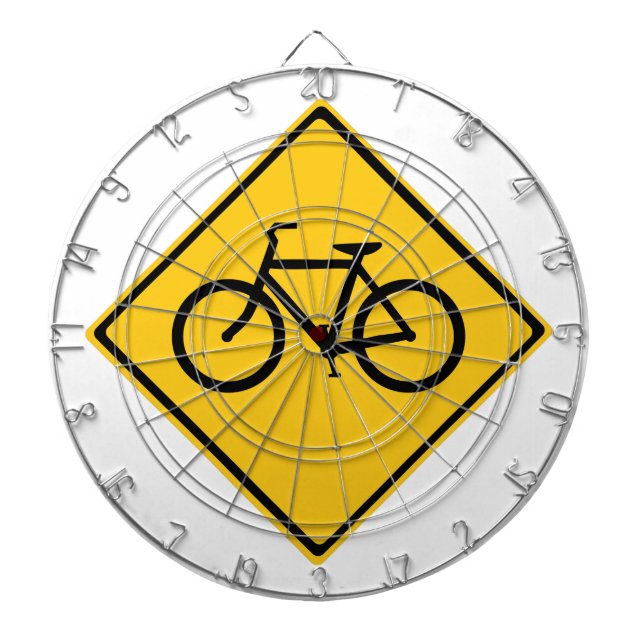 Road Sign Bicycle Dartboard (Front)