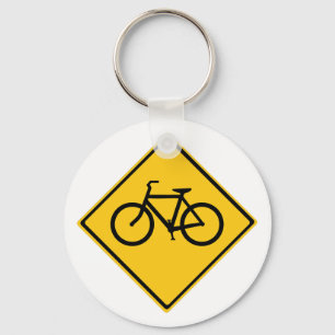 Road Sign Bicycle Key Ring