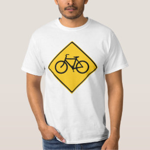 Road Sign Bicycle T-Shirt