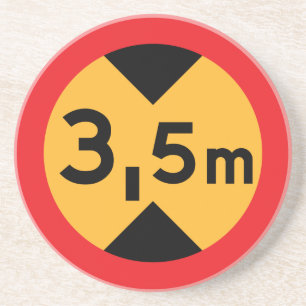 Road sign coaster