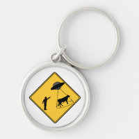 Road Sign- Cow and UFO